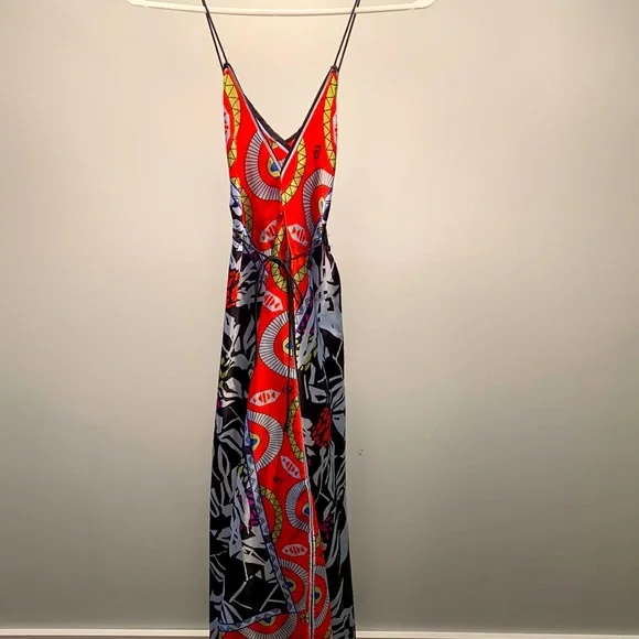 silky flowy dress Grace Loves Lace Silky Satin Midi Olive